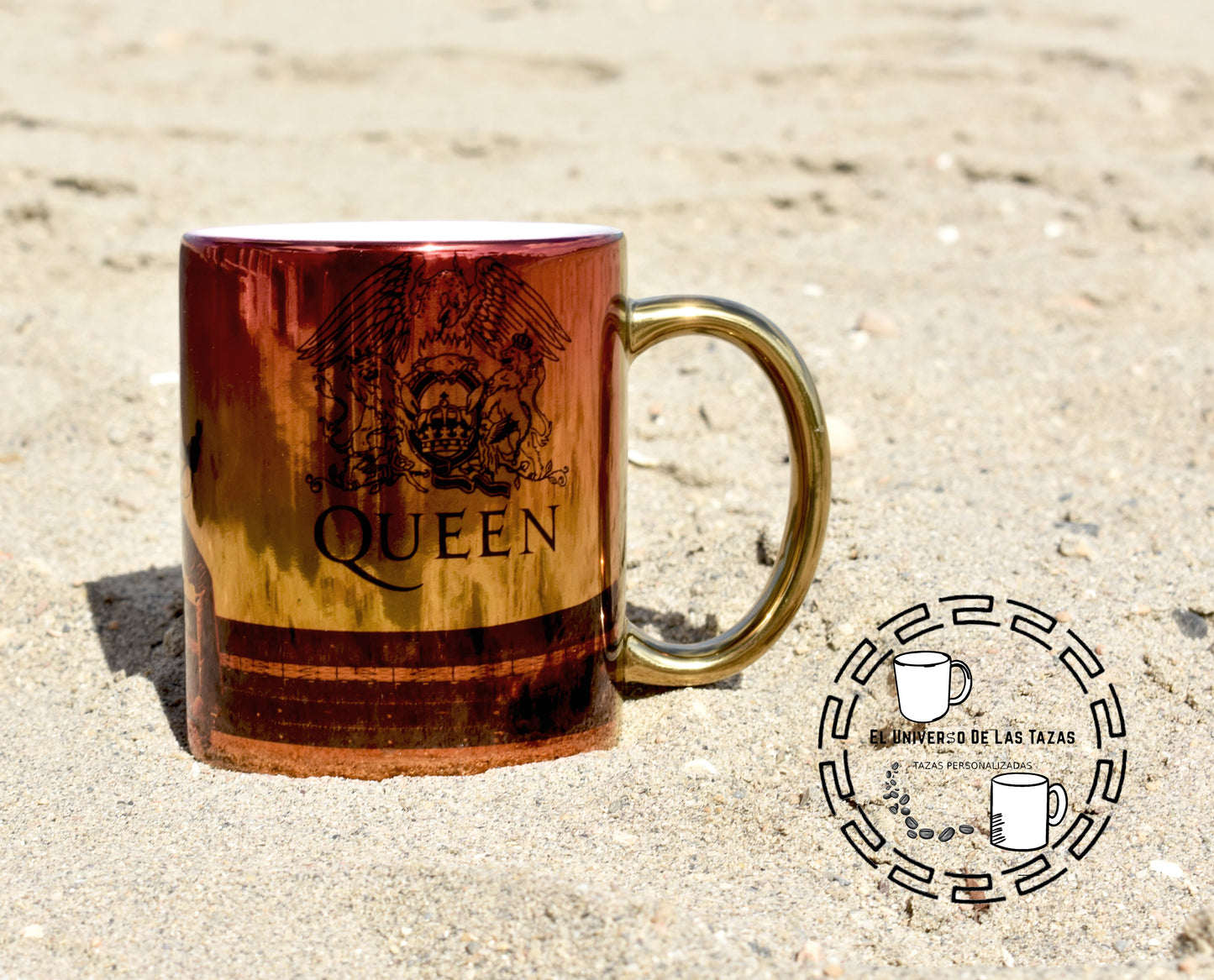 TAZA DORADA CROMADA QUEEN