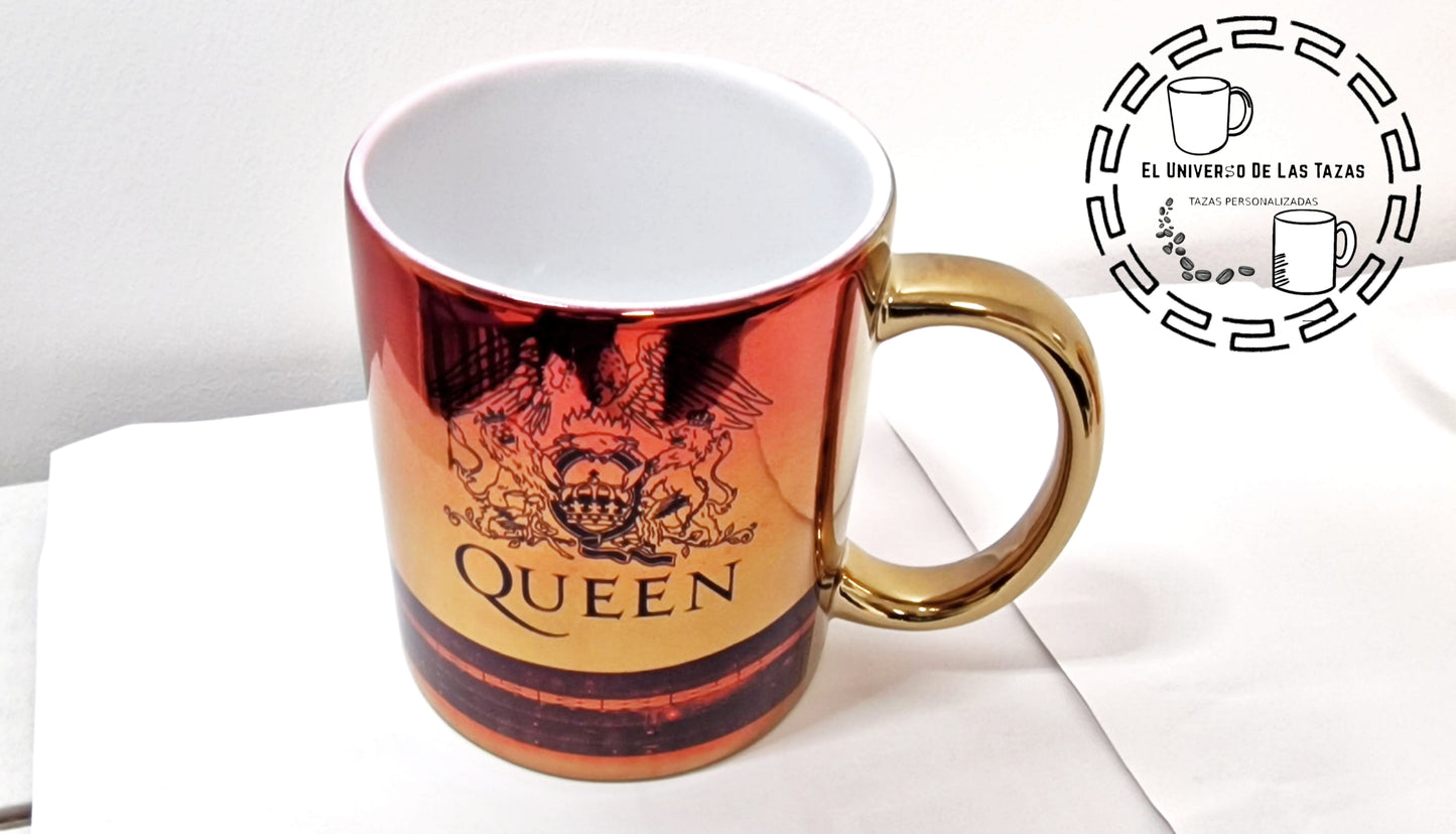 TAZA DORADA CROMADA QUEEN